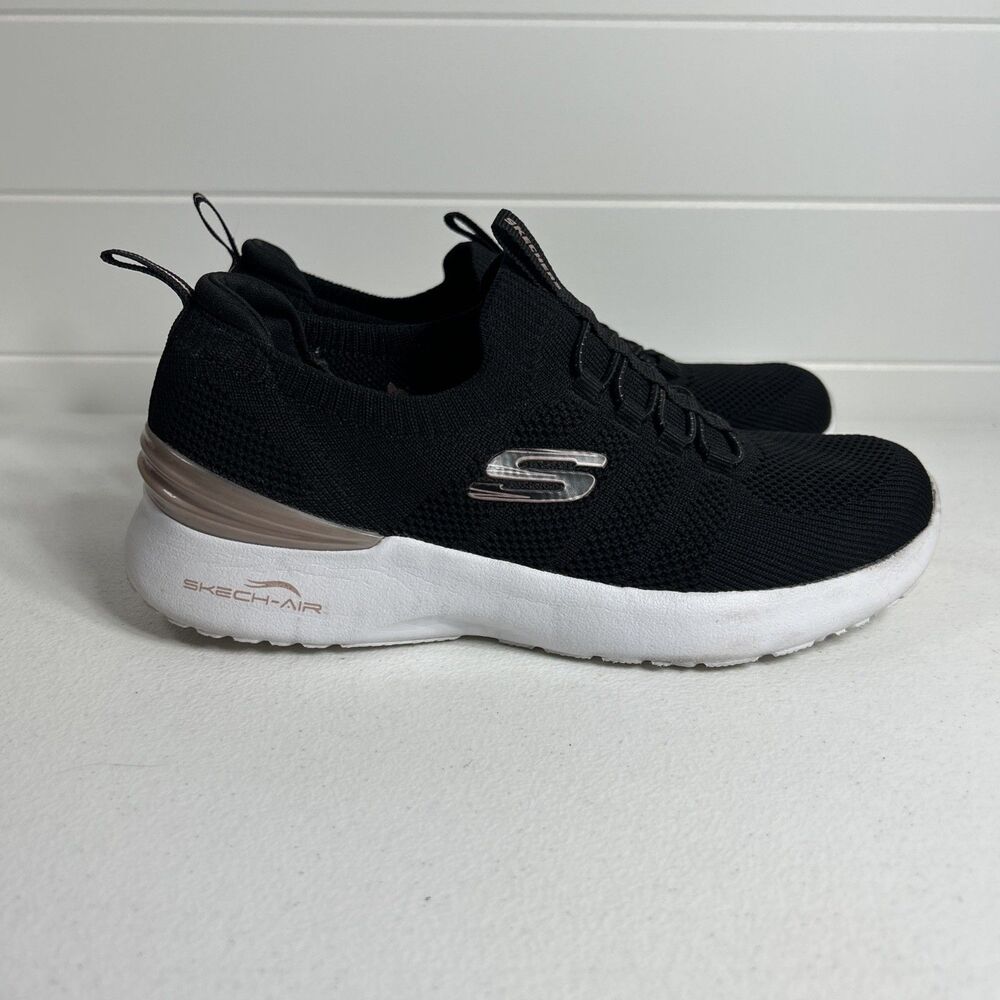 Skechers Women’s Shoes Size 6 M Black Skech-Air Dynamight Perfect Steps Slip In